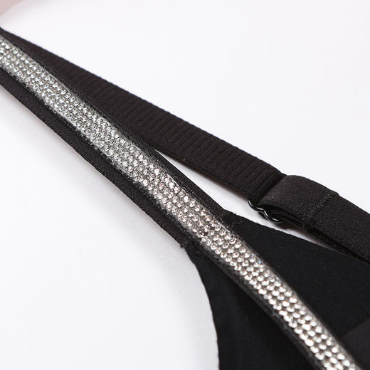 都市丽人内衣零压无痕常规文胸泳布中厚文胸3/4杯三排扣树脂胶圈LBT2H6 商品图2