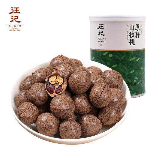【原籽山核桃158g】汪记新货原籽山核桃小胡桃非手剥坚果零食 商品图1
