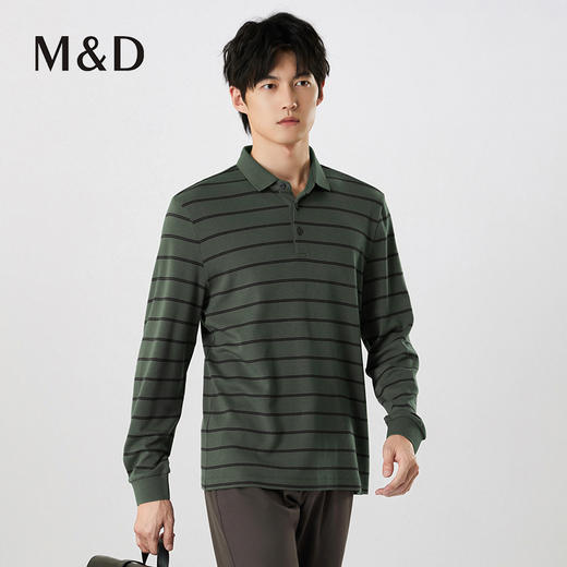 【名盾】翻领长袖T恤MXCL11683B 商品图3