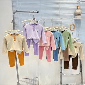 【A类品质多款可选，儿童秋季家居套装】儿童睡衣套装 秋冬季新款 女童秋衣秋裤 宝宝保暖内衣 男童家居服童装-QQ