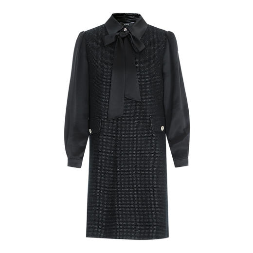 EITIE爱特爱冬季新款显瘦优雅高腰显瘦连衣裙女7607314 商品图4