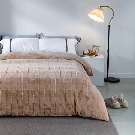 【远梦】防静电高端仿兔毛被套毯 商品图2