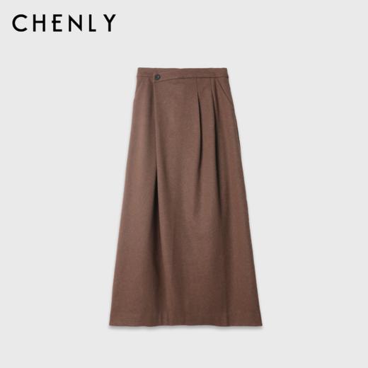 尘衣｜解构ROW风错位腰头显瘦长半裙 商品图1