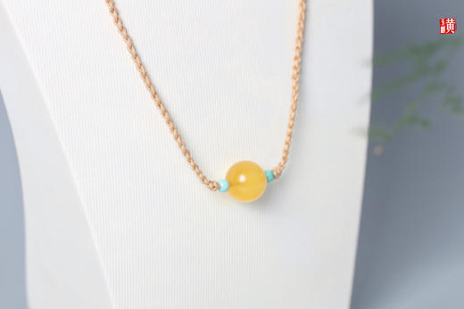 【浪漫星河】蜜蜡圆珠项链 商品图5