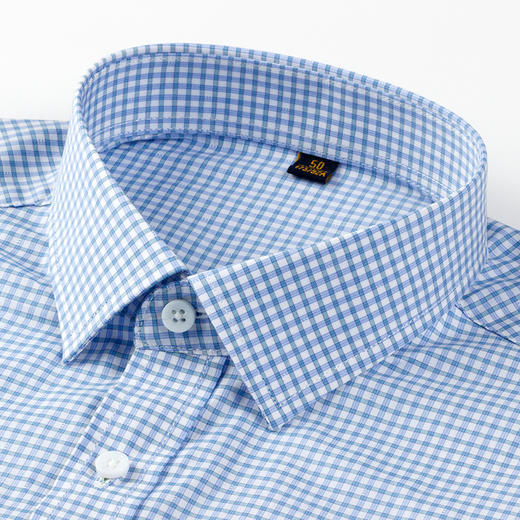 【100棉】罗蒙秋季男士翻领时尚有型百搭通勤长袖衬衫休闲舒适好穿男衬衣 商品图2