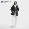 【斐乐】FILA x 卢梭 斐乐女士梭织外套2024冬季新款休闲满印宽松连帽风衣 商品缩略图2