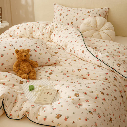 【热卖推荐】自然醒A类婴儿级牛奶针织棉大豆被芯春秋冬被四季通用空调被加厚单人儿童学生宿舍棉被褥YBY 商品图10