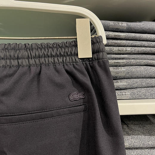 Lacoste/法国鳄鱼 女士春秋松紧腰羊毛混纺百搭直筒休闲裤HF0317 商品图3