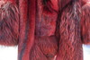 SIM GRACE 优雅夫人 进口红色十字水貂中长款冬季女士轻奢时尚大气外套 商品缩略图4