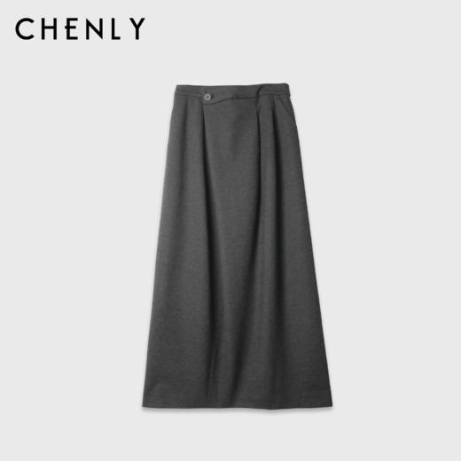 尘衣｜解构ROW风错位腰头显瘦长半裙 商品图2