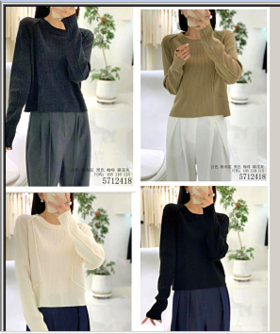 482418 时尚短款羊毛套头针织毛衣