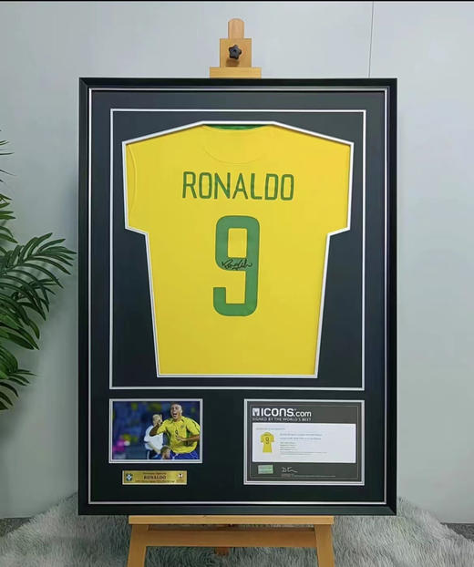 罗纳尔多巴西国家队9号签名球衣 商品图0