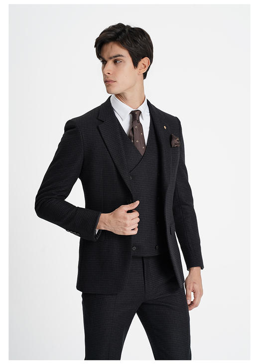 callisto藏青色绵羊毛西服 商品图2