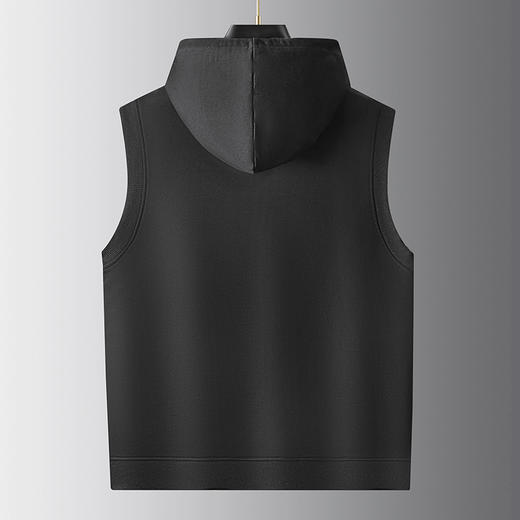 【新款DDA】大依优型大码连帽马甲外套商务休闲上衣加肥加大胖子舒适男士 商品图1