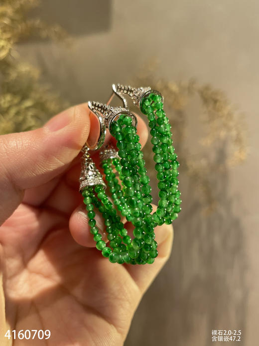 4160709，珠子耳坠。具体价格微信咨询 商品图0