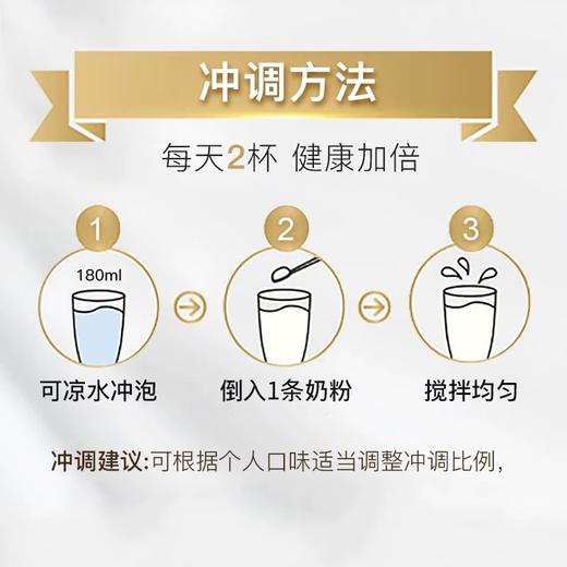 澳洲进口珍澳全脂高钙奶粉高蛋白无蔗糖成人旅行便携独立袋装速溶 商品图2