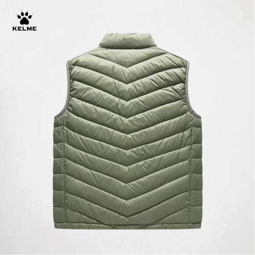 卡尔美男式轻薄羽绒马甲 商品图5