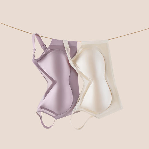 连绵·缎面拼接女士文胸 1108  商品图11