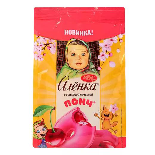 俄罗斯原装进口爱莲巧牌夹心炼乳巧克力樱桃坚果味甜甜圈 商品图4