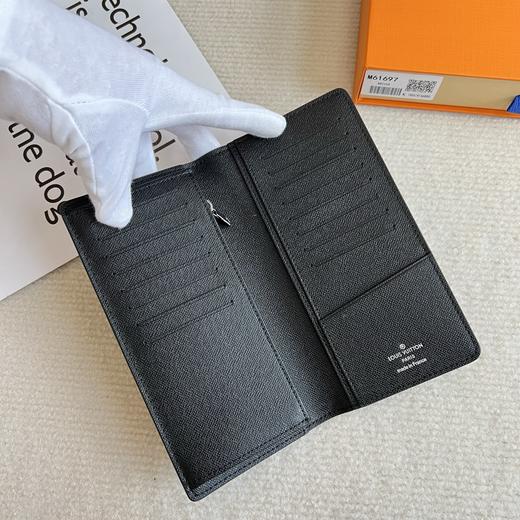 LouIs VUITTON Brazza 时尚流行经典老花印花长款 Taurillon皮革拼牛皮革 钱夹钱包 男款（CB） 商品图2