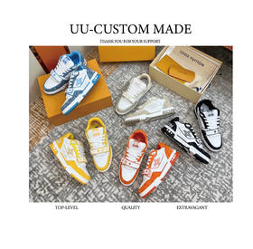 Monogram 花卉的创新，压纹小牛皮， Trainer 运动鞋（HC）