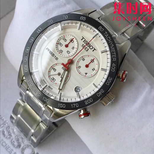 原单品质TISSOT  天梭，新款T100运动系列男表，陶瓷圈口，多功能六针，原装瑞士ETA石英机芯，全部原装配件组装，认准细节。表径42mm。一表一号，三码一表，全套专柜包装。 商品图0