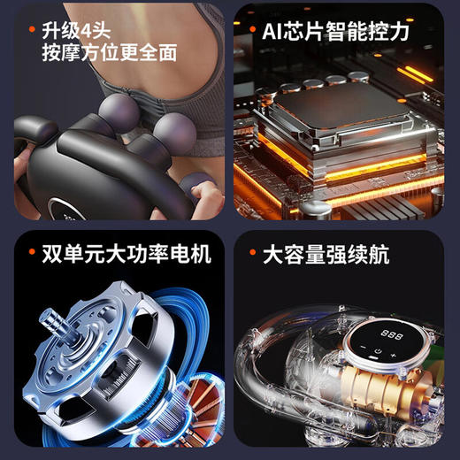 佑美佑美筋膜枪/四头 JMQ012-01 商品图2