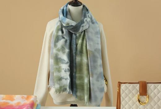 FS竹纤维新款全竹炫彩印花围巾519 商品图3