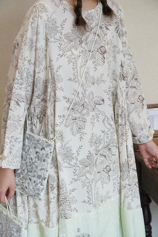 Aodress印花拼接连衣裙 商品图2