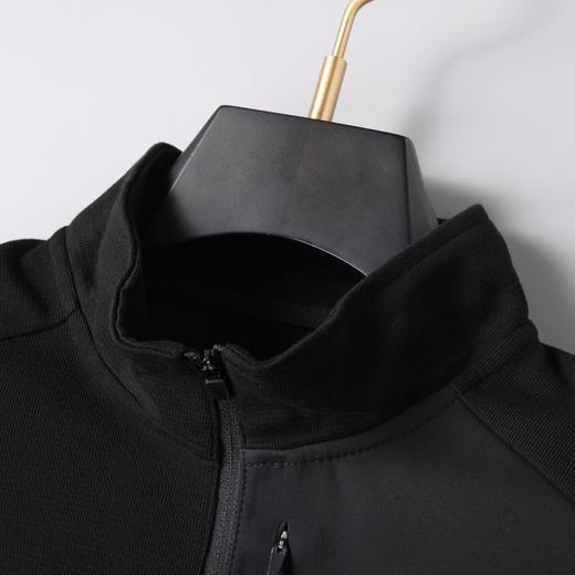 【新款DK】大依优型大码立领拉链长袖卫衣加肥加大肥佬休闲宽松透气上衣打底男士胖子 商品图6