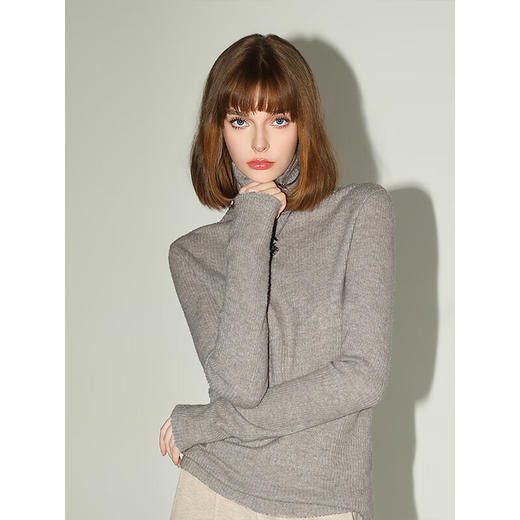 【有赞】MZ197-3 COCOBELLA[人手N件]baby触感针织衫女秋冬气质高领打底衫 商品图3