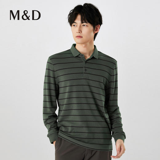 【名盾】翻领长袖T恤MXCL11683B 商品图2