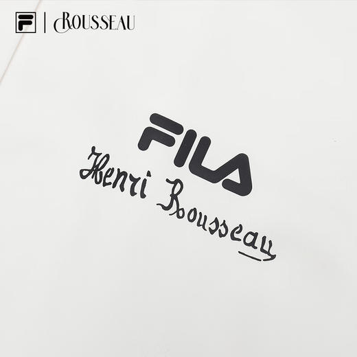 【斐乐】FILAx 卢梭 斐乐女梭织长袖衬衫杨幂同款2024冬新款宽松丛林印花上衣 商品图4