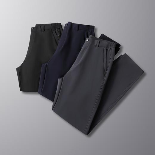 【新款DK】大依优型大码半松紧腰直口休闲商务裤加肥加大运动长裤胖子裤子 商品图2