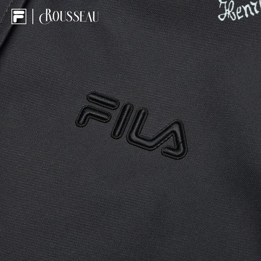 【斐乐】FILA x 卢梭 斐乐女士梭织外套2024冬季新款休闲满印宽松连帽风衣 商品图6