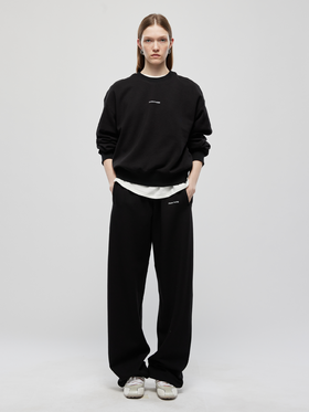 松紧腰头加绒卫裤