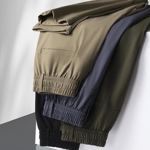 【新款DSF】大依优型大码松紧腰直口休闲运动裤卫裤休闲裤加肥加大运动长裤胖子裤子 商品图3