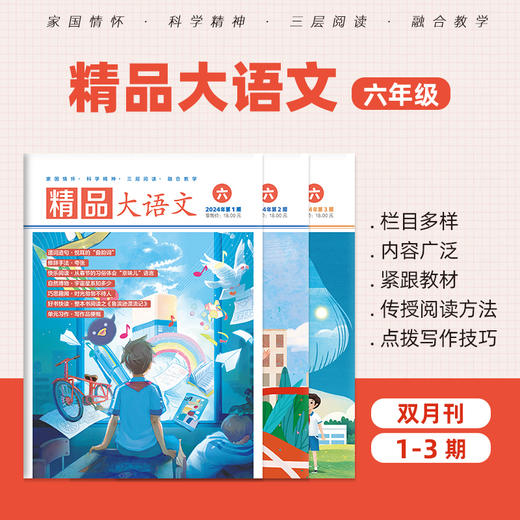 【绝版】小学刊《精品大语文》2025年订阅适合1-6年级同步语文书绘本 商品图5