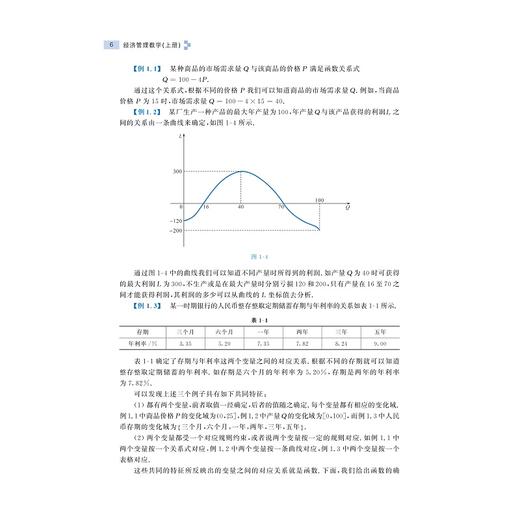 经济管理数学（上册）/浙江省普通本科高校“十四五”重点立项建设教材/主编 阳军/副主编 周念 李峰伟/浙江大学出版社 商品图4