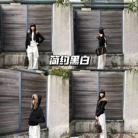 新品上身 | i人穿搭舒适区，黑白色搭配随性舒适最优选！