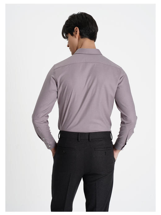 callisto咖色山羊绒桑蚕丝长袖衬衫 商品图4