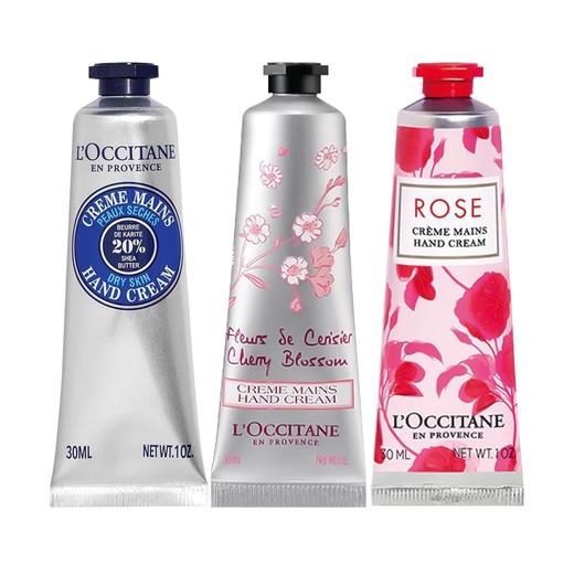 【超值3支装】L'OCCITANE欧舒丹护手霜30ml/支 樱花+乳木果+玫瑰之心 商品图7