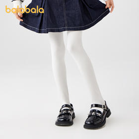 巴拉巴拉女童连裤袜冬季加绒加厚儿童打底袜中大童舞蹈袜保暖袜子