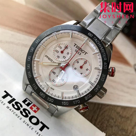 原单品质TISSOT  天梭，新款T100运动系列男表，陶瓷圈口，多功能六针，原装瑞士ETA石英机芯，全部原装配件组装，认准细节。表径42mm。一表一号，三码一表，全套专柜包装。 商品图2