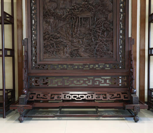 兰亭雅集°落地屏风新中式家装浮雕艺术 商品图5