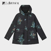 【斐乐】FILA x 卢梭 斐乐女士梭织外套2024冬季新款休闲满印宽松连帽风衣 商品缩略图3