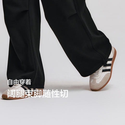 森马休闲裤女纯色宽松阔腿裤潮酷百搭冬季抽绳工装裤ins潮流女生 商品图2