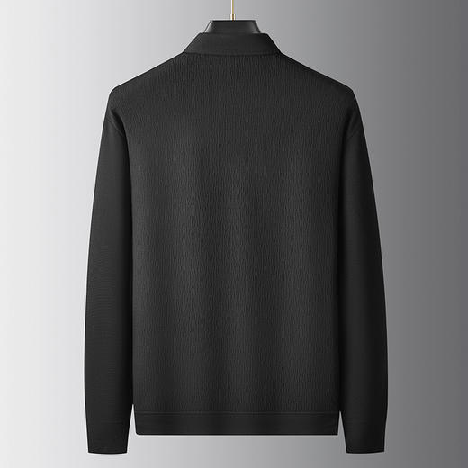 【假两件】【新款DDA】大依优型大码男士假两件长袖T恤商务休闲上衣加肥加大胖子舒适 商品图1