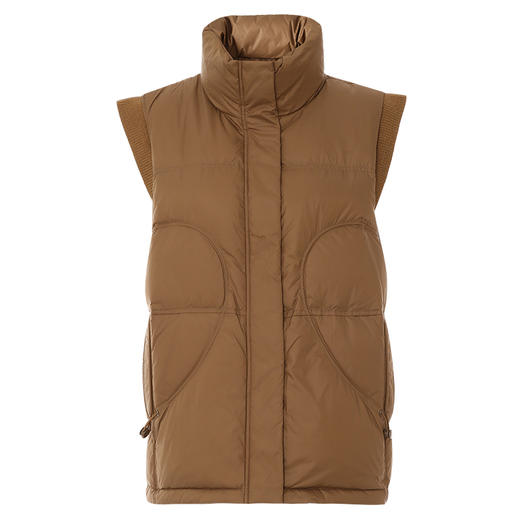 EITIE爱特爱冬季新款百搭马甲白鸭绒外套羽绒服7611310 商品图5