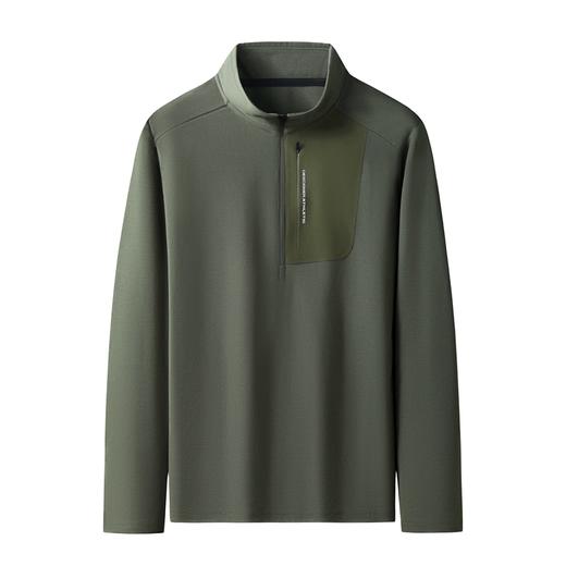 【新款DK】大依优型大码立领拉链长袖卫衣加肥加大肥佬休闲宽松透气上衣打底男士胖子 商品图2